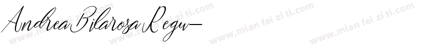 Andrea Bilarosa Regu字体转换